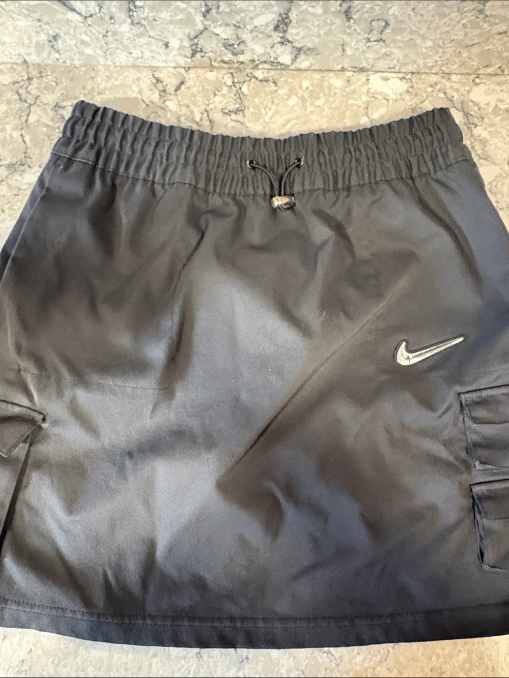 Nike Gray Athletic Skirt with Swoosh